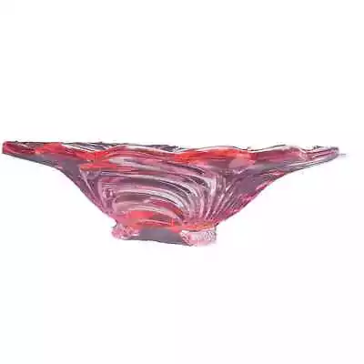 Buy Vintage Pink Cambridge Caprice Round Bowl- 4 Footed • 49.87£