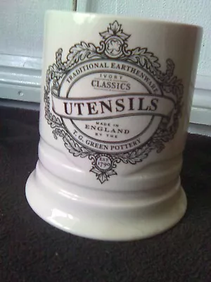 Buy Tg Green Cloverleaf Ivory Classic Utensil Jar • 1.99£