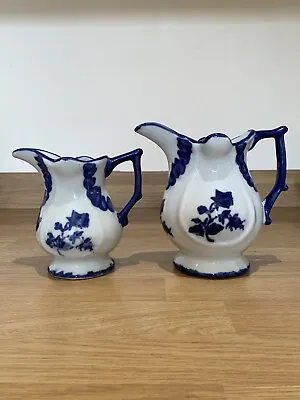 Buy Two New Vintage Blakeney Ironstone StaffordShire Jars 5.4 And 4.5 Inches High • 22.50£