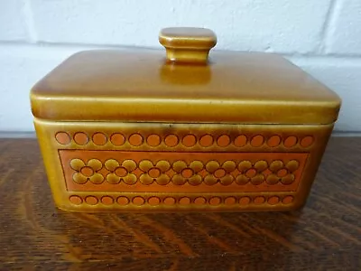 Buy Hornsea Saffron Lidded Butter Dish Rare Vintage 1970s  Good Condition • 20£