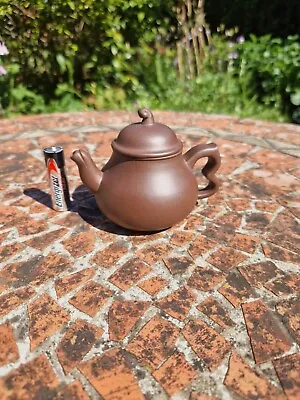 Buy Chinese 20thc Yixing Terracotta Tea Pot 4  Signed  • 17.99£