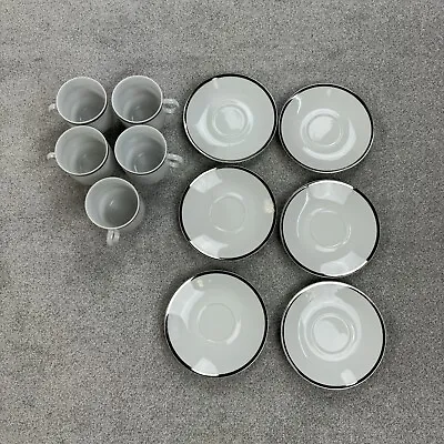 Buy Bohemia Porcelain Bone China Tea Set 5x Cups 6 X Saucers Plates Czech Vintage • 19.95£
