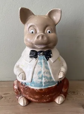 Buy Antique Original Mr Pig Money Box By Ellgreave  Pottery Circa 1920’s. • 19.95£