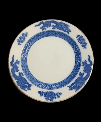 Buy Antique 1920s, Royal Cauldon Blue Dragon Pattern Side/Cake Plate 5.8  Made In UK • 4.11£