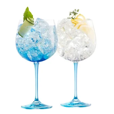 Buy Galway Crystal Gin & Tonic Pair - Blue G6000142 BNIB • 20£