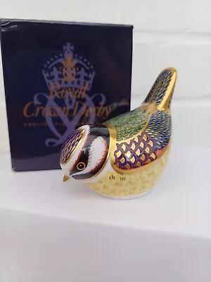 Buy Royal Crown Derby - Little Bluetit - Paperweight - First - Gold Stopper • 34.99£