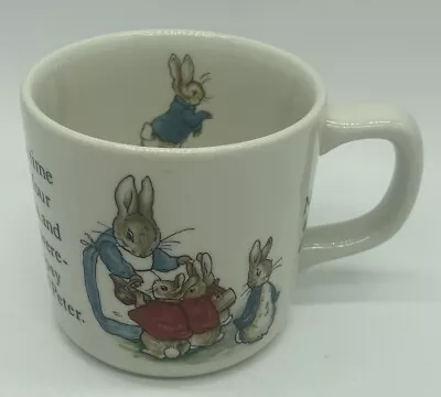 Buy Beatrix Potter Mug Wedgwood Peter Rabbit Vintage Cup 1993 Made In ENGLAND • 9.48£