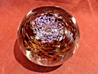 Buy Stunning Rare Glass Wedgwood Paperweight 7.5cm Excellent Condition • 8.99£