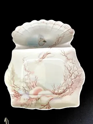 Buy 1906 French Limoges Tinned Seafood Or Oyster Serving Plate Hand Painted-Signed  • 115.26£
