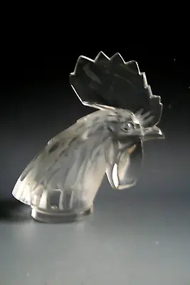 Buy Lalique   Tete De Coq   Glass Car Mascot • 595£