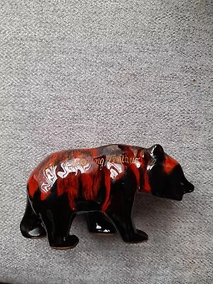 Buy Vintage Bear ~ Drip Glaze Effect Pottery - Canadian Souvenir • 2.50£