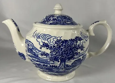 Buy Blue Willow Windsor China Teapot Made In England, Vintage.  • 22.75£