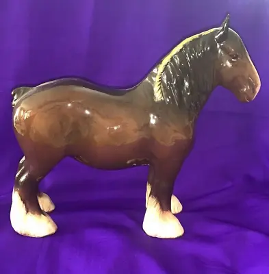 Buy Beswick Shire Horse Vintage Collectable  Figurine • 22£