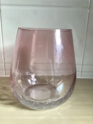 Buy Next Ombré Pink Crackle Effect Vase • 6£