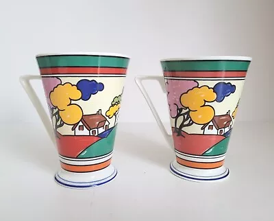 Buy Art Deco Clarice Cliff Style Mugs By WREN Giftware - Home Sweet Home & Heatwave • 16.90£