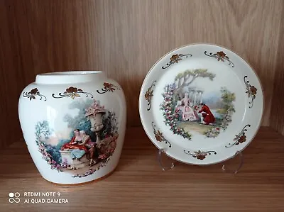 Buy Vintage Lord Nelson Pottery- Handcrafted In England- Small Vase & Trinket Dish • 12.99£