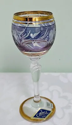 Buy AURUM CRYSTAL Glass Of Bohemia Crystal Sherry Glass: Hand Cut, Lead Free, ~2oz • 23.68£