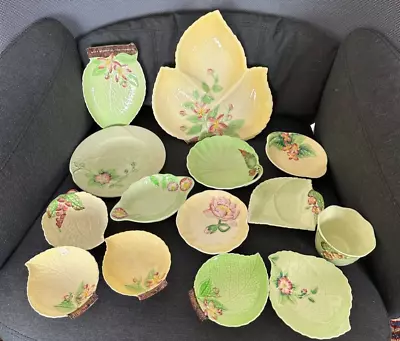 Buy Vintage Carlton Ware, Various Flowers Including Lilly Pad, Fox Glove. • 10£