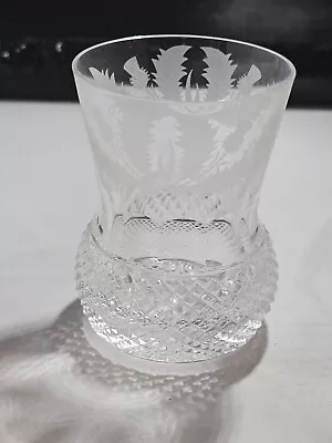Buy Edinburgh Crystal THISTLE (cut) 4   Whiskey Glass Scotland  • 62.34£