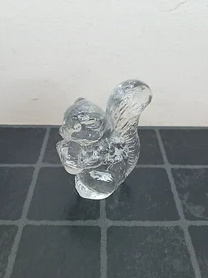 Buy Crystal Glass Squirrel Holding Acorn Figurine Paperweight 7.5cm  • 4.99£