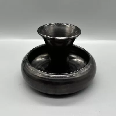 Buy Vintage Pewter Glaze Pottery Candle Holder - Prinknash Pottery - Benedictine • 15£
