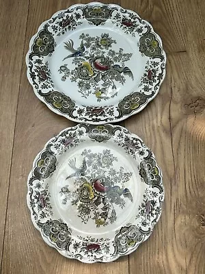 Buy Vintage Ridgway Staffordshire England Windsor Plates Two Sizes X2 • 7.50£