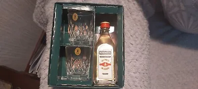 Buy Bushmills Whiskey Set With 2 Tyrone Crystal Shot Glasses. ( Rare Find ) • 15£
