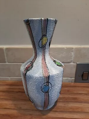 Buy Vintage Mid Century Bitossi Raymor Textured Spotty Vase 8627 Aldo Londi? Rare • 129.99£