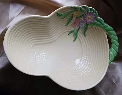 Buy Carlton Ware Pear Shaped Bowl With Floral Pattern 1922 Australian Design • 3£