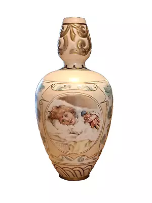 Buy A Fine & Rare Doulton Lambeth Carrara Vase By Ada Dennis & Josephine Durtnall. • 495£