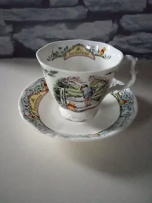 Buy Vintage  Royal Doulton Winnie The Pooh Disney Poohsticks Tea Cup & Saucer Set • 22£