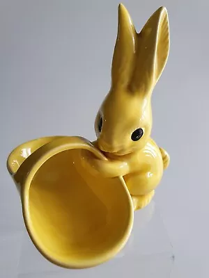 Buy VTG GOEBEL Yellow Easter Bunny With Basket Rabbit Figurine Ornament 15cm Tall  • 19.50£