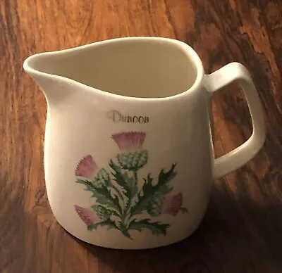 Buy Thistle Design Dunoon Argyll Jug By West Highland Pottery Scotland. • 5.99£