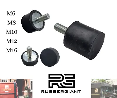Buy BUFFER Rubber Foot Mount Anti Vibration STOP Male M3 M4 M6 M8 M10 M12 M14 M16 /D • 1.45£