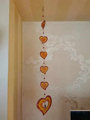 Buy Suncatcher Hearts Hanging Window Decoration • 6£