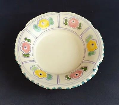 Buy Vintage Honiton Pottery Trinket Pin Dish White Floral Design  • 13£