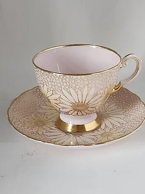 Buy Vintage Tuscan Fine English Bone China Footed Tea Cup & Saucer Flower England  • 28.60£