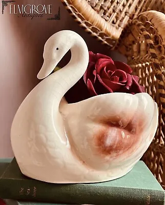 Buy Melba Ware Pottery Swan/ Posey Vase • 10£