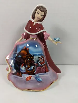 Buy 2005 Bradford Exchange “Belle’s Wish” Bell Figurine Disney Princess W/COA • 50.42£