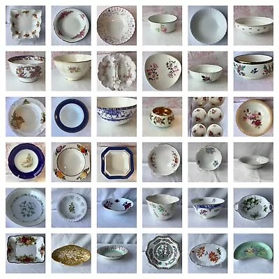 Buy Vintage China Bowls - All Sizes  Modern & Antique Changing Stock  99p - £24.99 • 4.95£