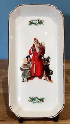 Buy Peter Stanier Fine China Staffordshire England Christmas Dish Sweets, Nuts Etc.  • 8.99£