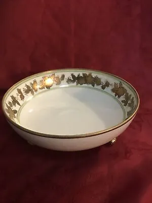 Buy Noritake Nippon Porcelain Large Footed Bowl Gilt Gold Floral Design • 9.46£