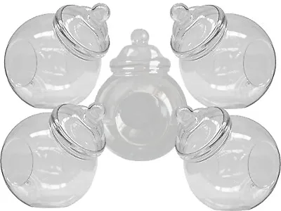 Buy SLIGHT SECONDS 5 X 3.2l Plastic Victorian Sweet Jars Candy Buffet Wedding • 14.49£