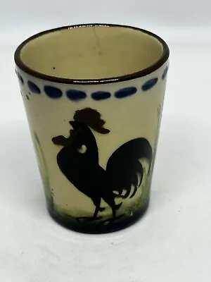 Buy Vintage Torquay Pottery Mini Vase/ Cup 8cm Motto Ware Cockerel • 5.99£