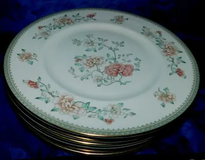 Buy Minton-Royal Doulton-Jasmine-Fine Bone China -10 1/2” Dinner Plates Set Of 4 • 55.94£