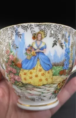 Buy VTG Colclough Lady In The Garden 6780 Fine Bone China Tea Cup Made In England • 14.23£