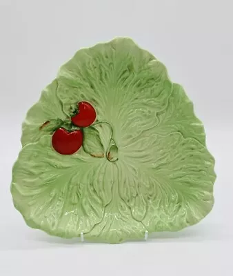 Buy Carltonware Cabbage Leaf Red Tomato Plate Dish Triangle Vtg GA • 12.99£