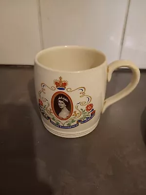 Buy Maddock Pottery England Queen Elizabeth II Coronation Commemorative Mug • 4.99£