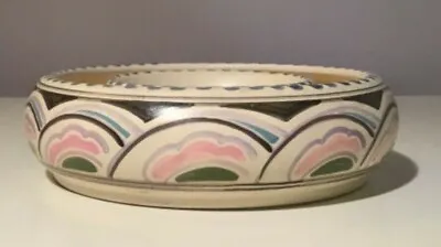 Buy Vintage Honiton Pottery Unusual Ring Dish. Handpainted. In Very Good Condition • 5.50£