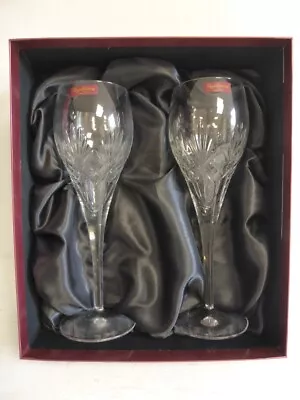Buy Royal Brierley - Hand Made 2 X Crystal Glasses In Gift Box • 12.99£